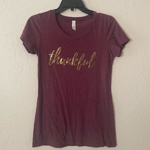 Bella canvas thankful T shirt